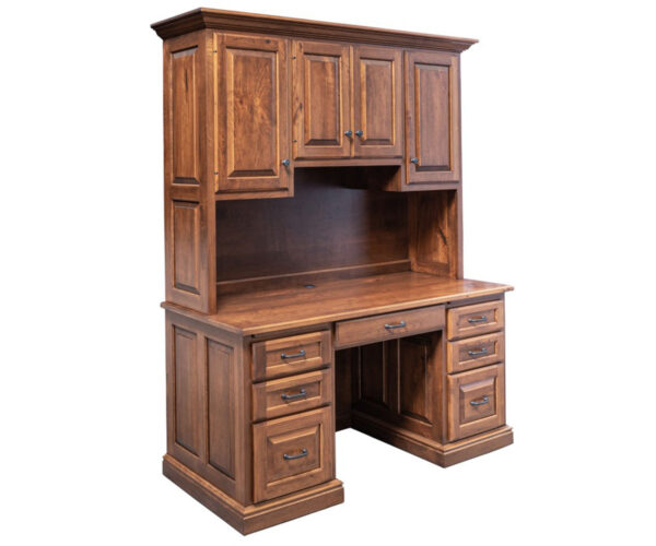 Office Pro Kneehole Desk with Hutch