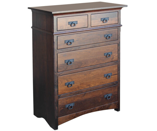 Old World Mission 6 Drawer Chest