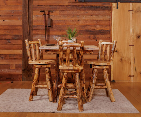 Rustic Mission Bar Table Collection