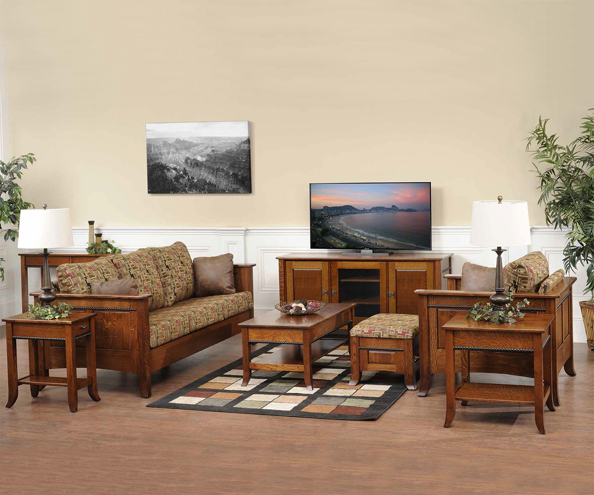Cranberry Fire Box TV Stand - 80" - Image 2