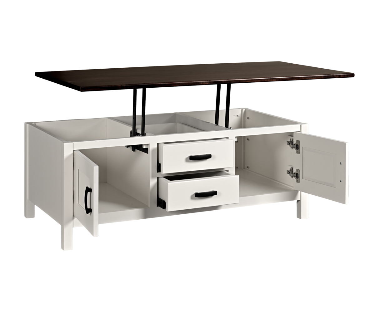 Arlington Enclosed Lift Top Coffee Table - Image 2