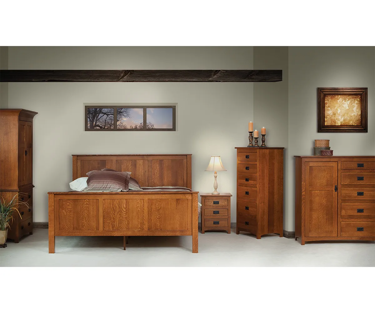 Michaels Mission 3 Drawer Armoire - Image 3