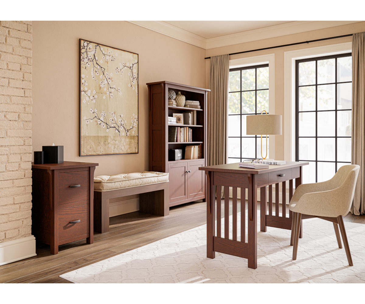 Boston Bookcase with Bottom Doors - Image 2