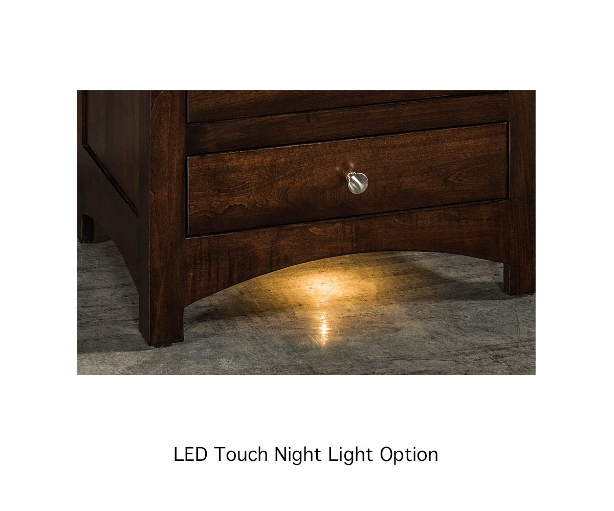 Reno 3 Drawer Nightstand - Image 5