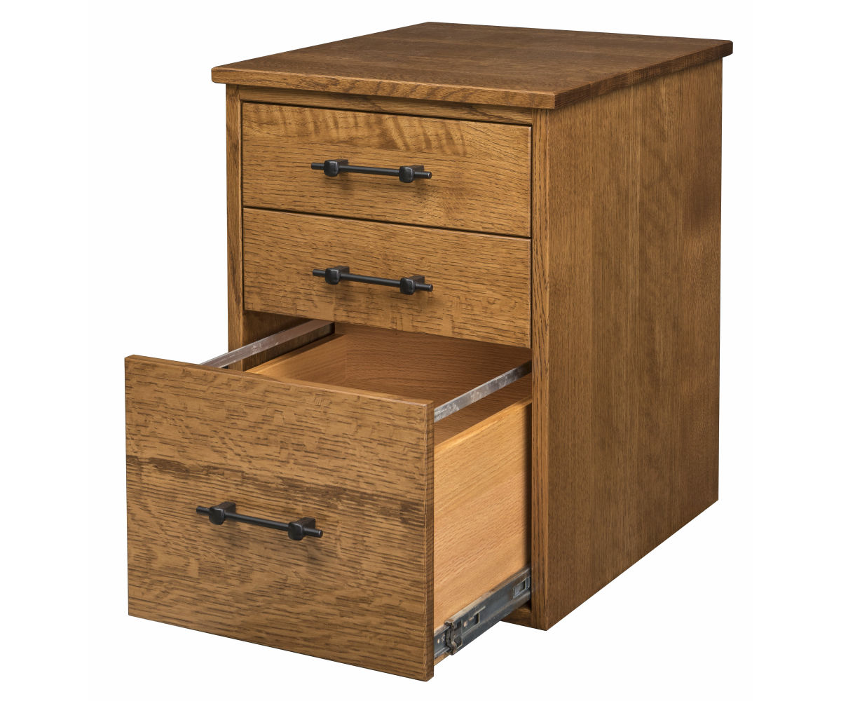 Oasis 3 Drawer File Cabinet - Image 2