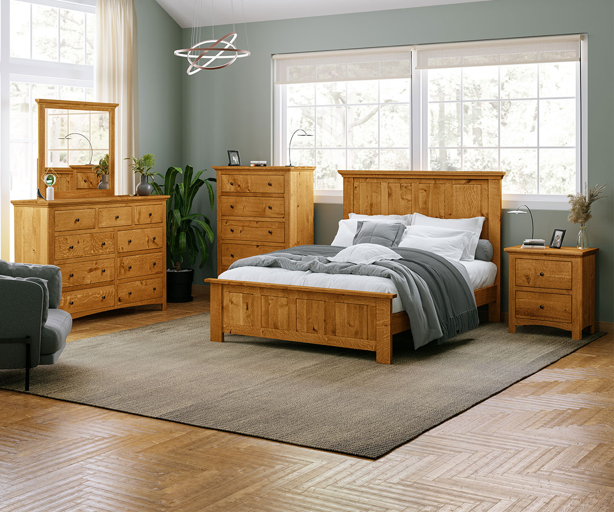 Canton Bed With Low Footboard - Image 4