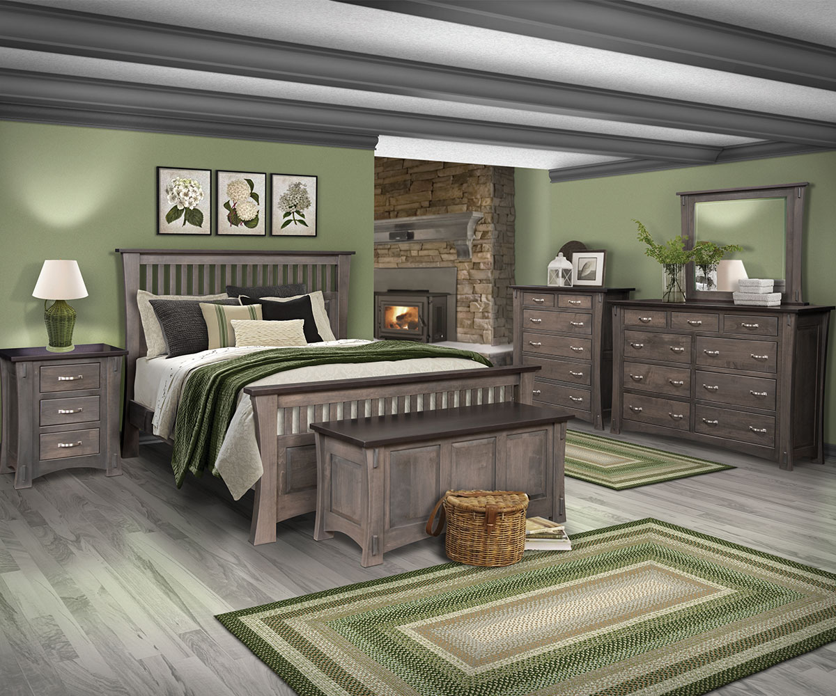 Old Tyme Panel Bed - Image 2