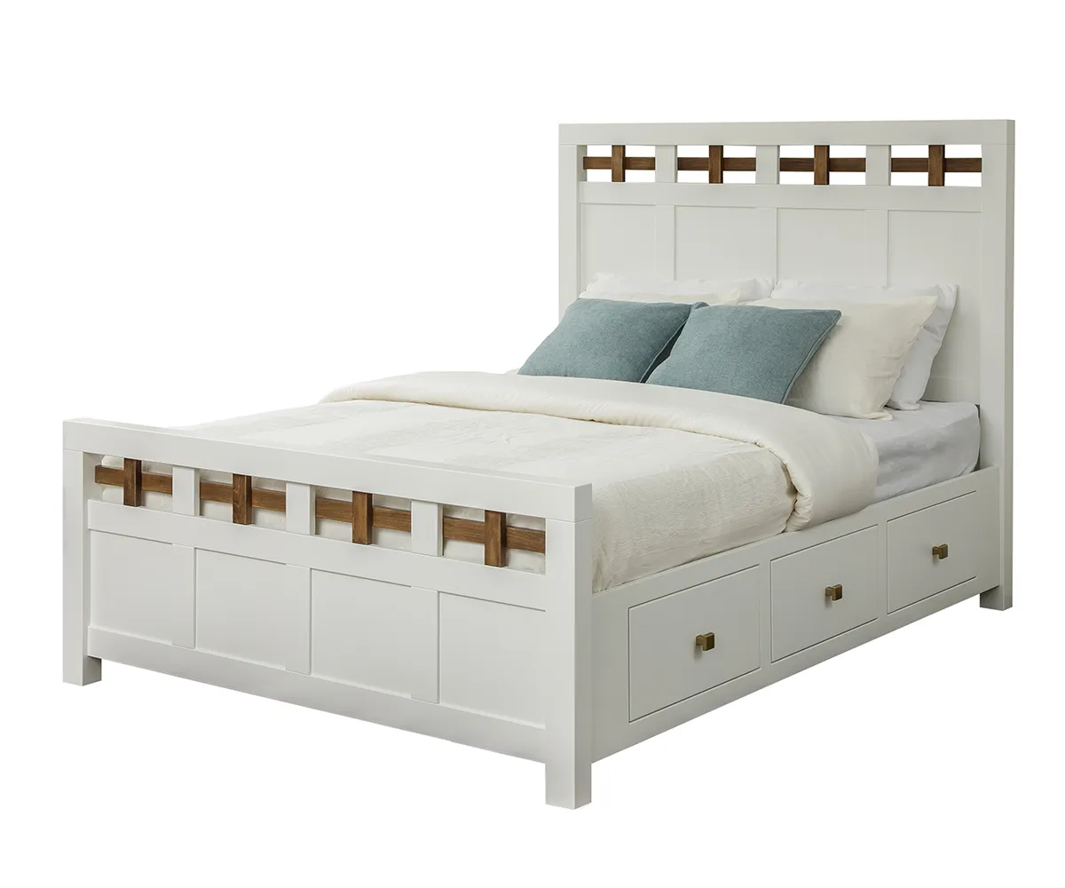 Alto Bed With Storage Rails